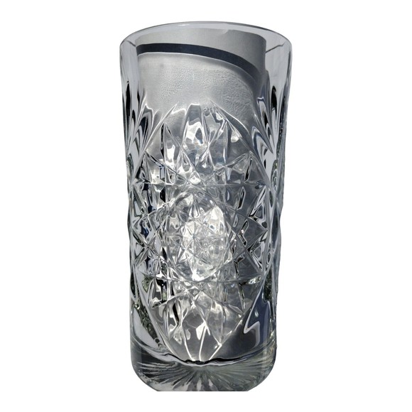 Vintage Libbey Hobstar Highball Tumbler Clear Glass 16oz - Picture 10 of 12